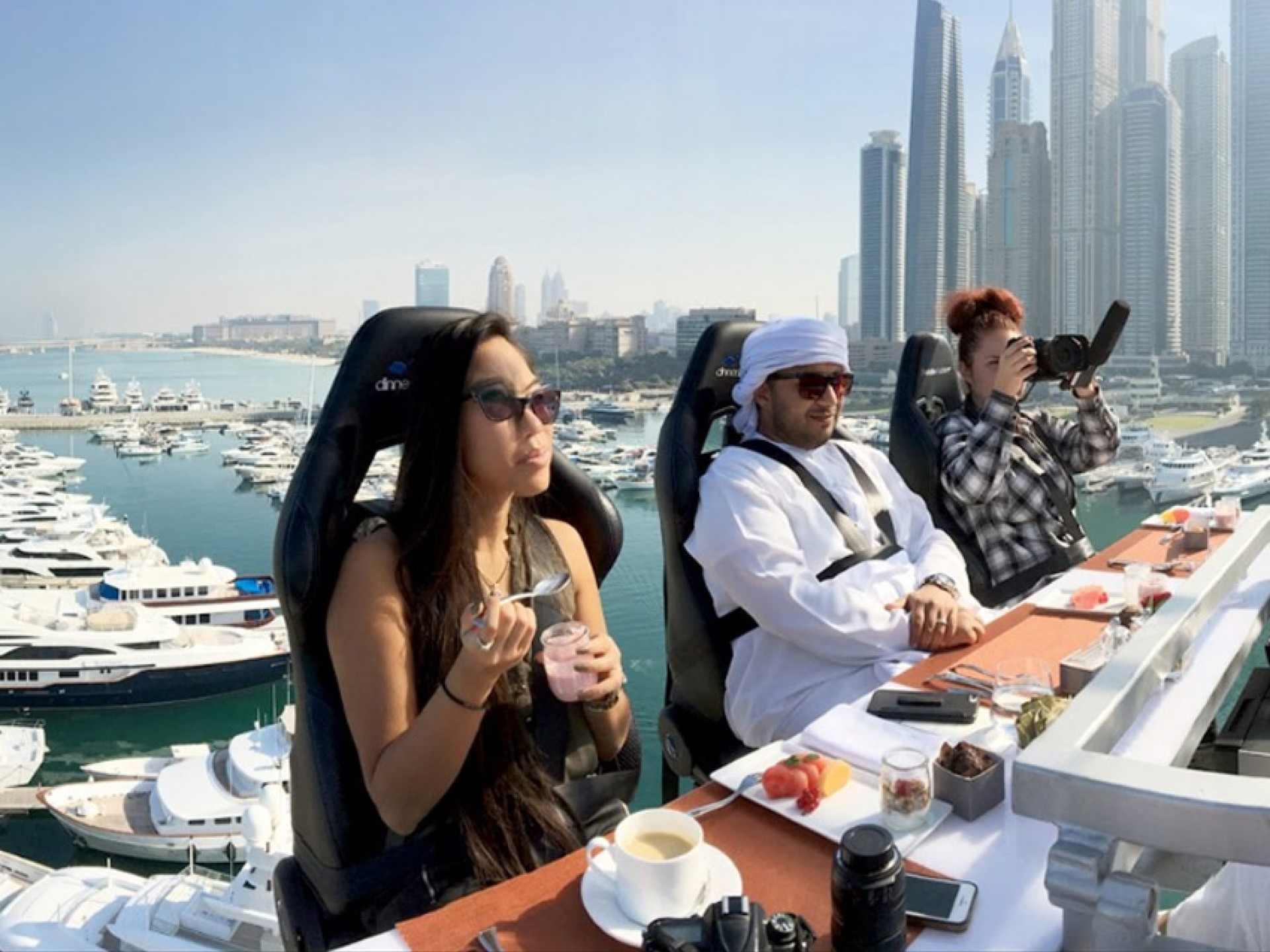 Dinner in the Sky in Dubai - Lunch, Dinner or Teabreak